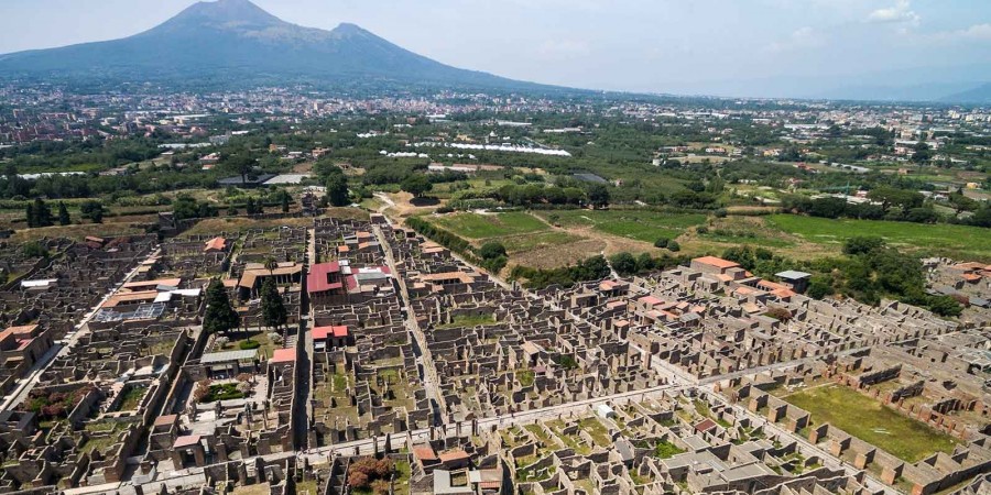  Overfly Pompeii & Mt. Vesuvius