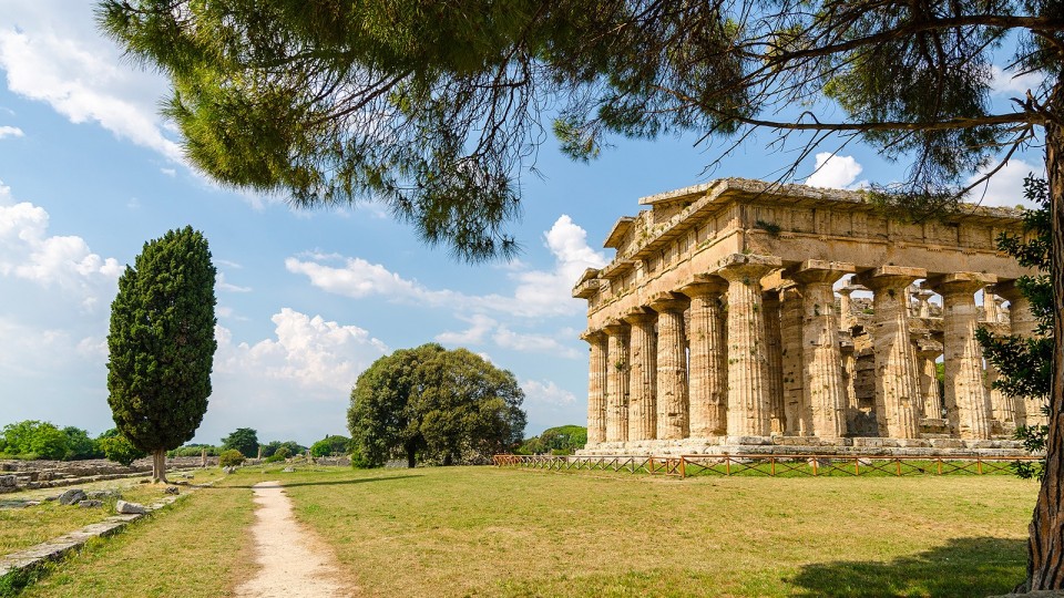 Regular by car Paestum Greek Temples